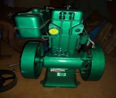 <p>Le moteur est monté</p>Photo Aristide Houansou 