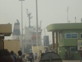 Le port de commerce de Cotonou 